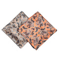 Wholesale Square 35" Lightweight Silk Feeling Satin HeadScarf Breathable Neck Hair Scarf Fashion Bandanas Women Outdoor Use