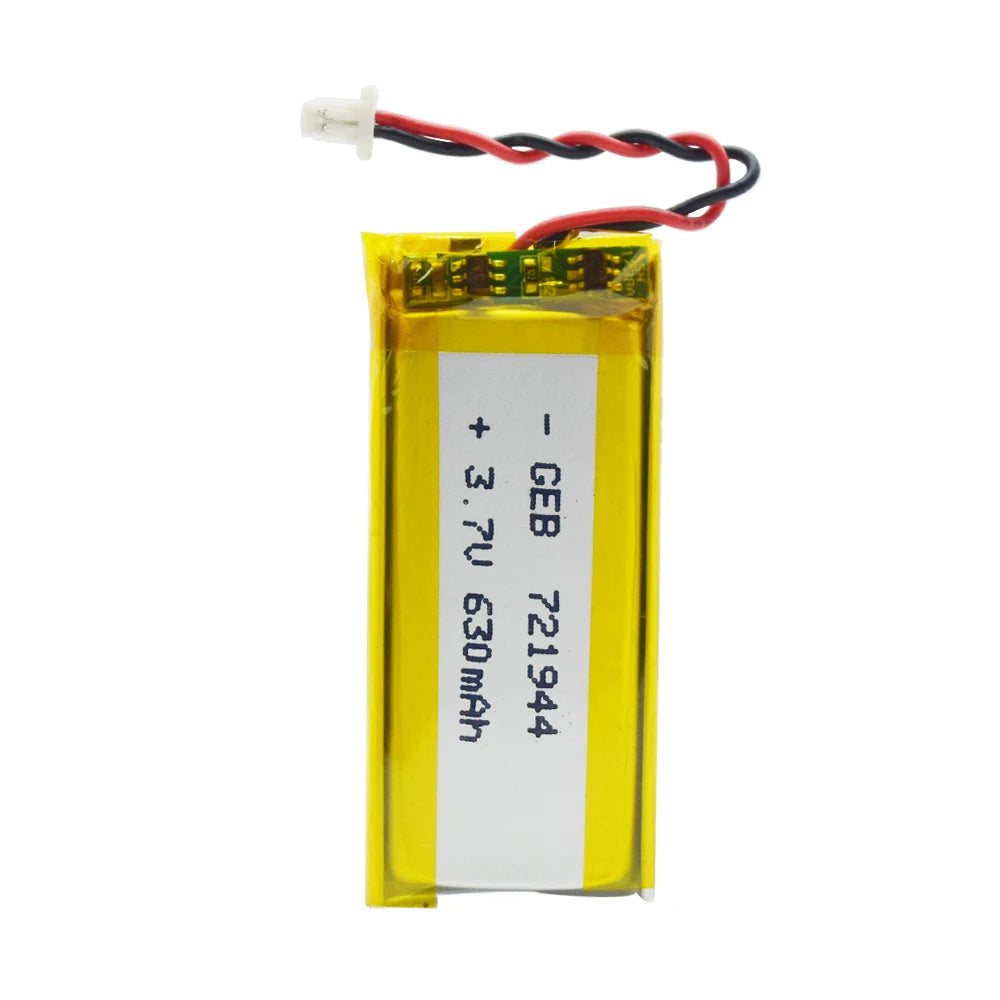 GEB 721944 3.7V 630mah 750mah Li-ion Lithium Polymer Batteries Li-polymer Rechargeable Battery 630mAh 721944 Lipo Battery
