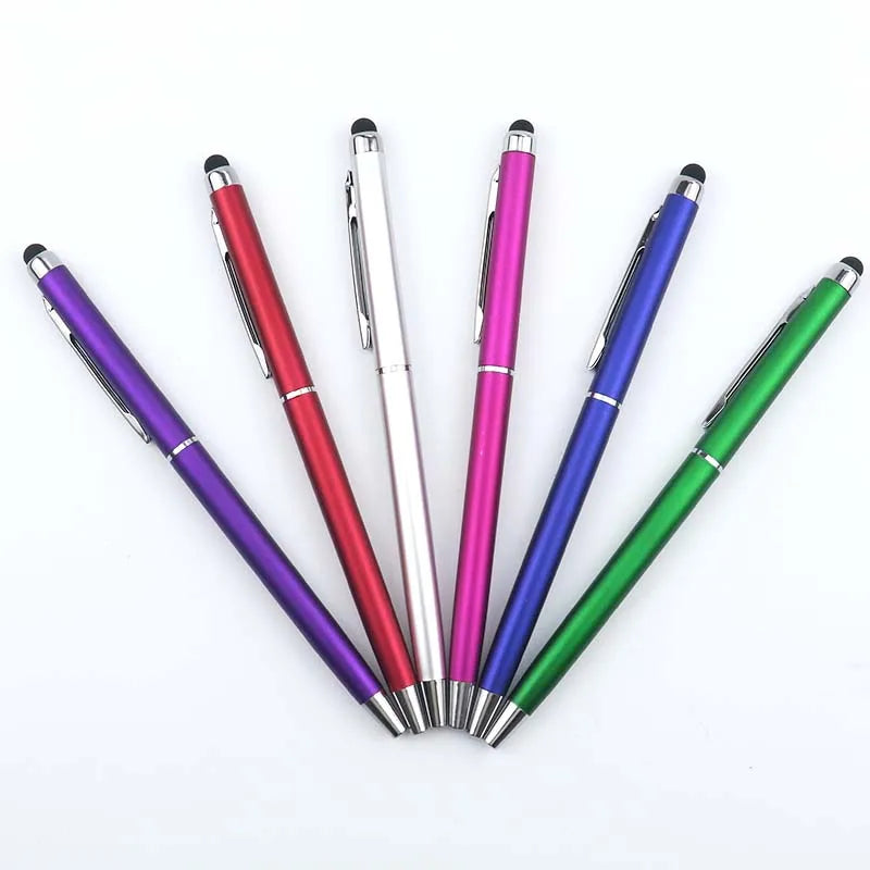 New Design Logo Customized Metallic Stylus Ball Pens Promotional Pen