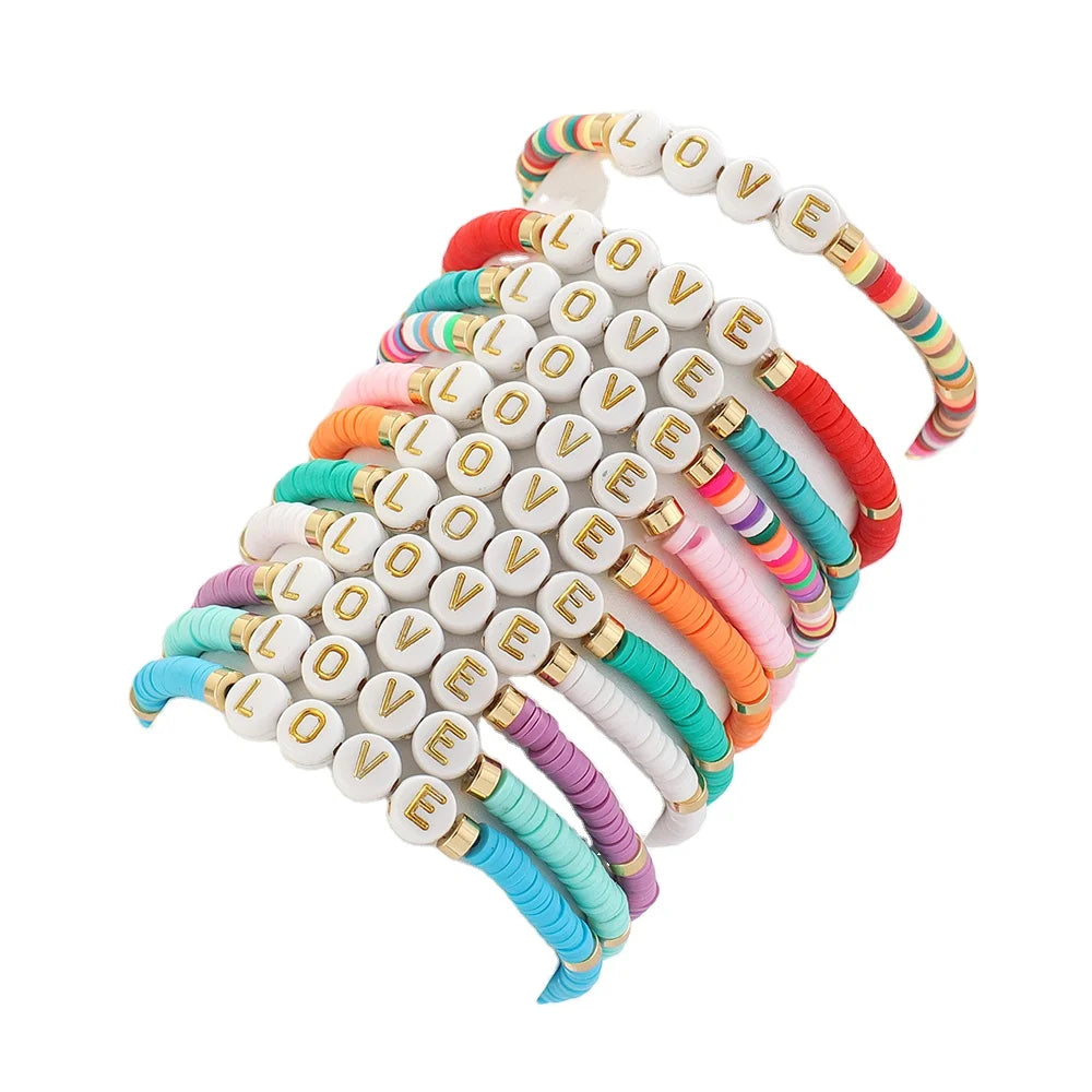 2026 Promotion Gifts Custom Jewelry Bracelet Elastic Bracelet for Girls Friendship Bracelet