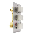 Thermostatic Brass Mixer Mixing Shower Valve 3 Way Shower Diverter Valve