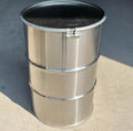 100L Stainless Steel Drum 210L Galvanized Steel Barrel 304/316L Corrosion-resistant Stainless Steel Barrels