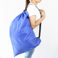 Heavy Duty Nylon & Polyester Mesh Laundry Wash Bag Factory Foldable Travel and Home Storage with Strap Convenient for Washing