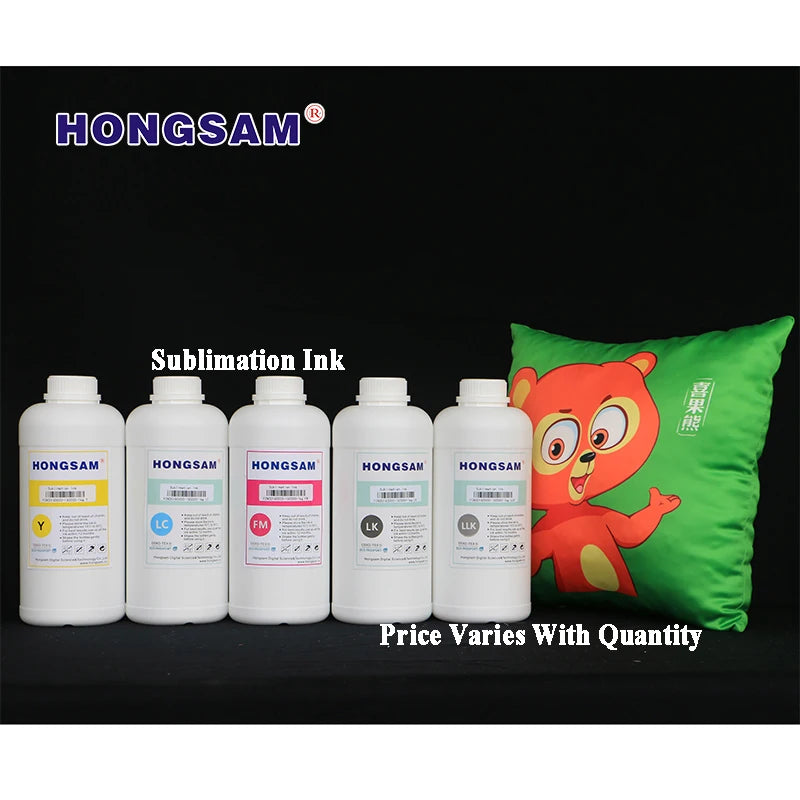 HONGSAM 23 Years Factory Experience  Excellent Sublimation Ink for Epson Printhead