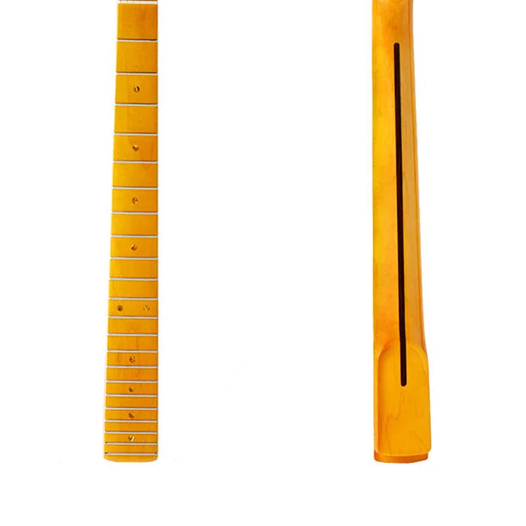 Wholesale 25.5 Inch Scale Vintage 22 Fret Canadian Maple ST Neck Guitar for Electric Guitars Kits