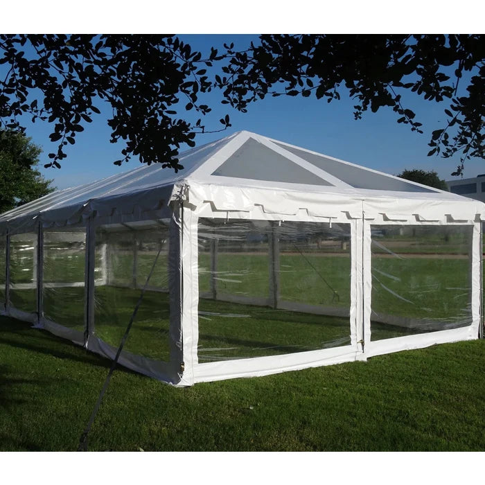 Litong High Tensile Strength White Pvc Tarp Event Tents Outdoor Wedding Party 20x40 with Side Curtain