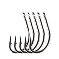 W.P.E Fishing Hook Size 1#-10# High Carbon Steel Barbed Hooks Carp Fishing Single Rig Circle Fishhooks Tackle