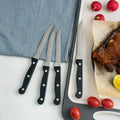 Ultra-Sharp and Never Require Sharpening Serrated Steak Knife Set of 4 With POM Handle