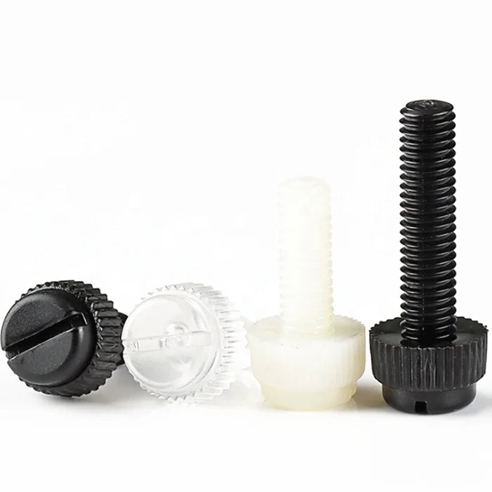 Plastic Screw Nylon Slotted Knurled ABS Transparent Machine Screw