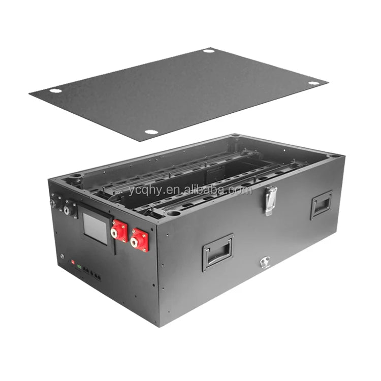 Modern Novel Design Low Price Battery Box Solar Server Rack Battery Box case Assemble Box Without Cells Lifepo4 Battery