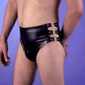 Rapid Shipt 2025 's Rubber Latex Sexy Underwear for Men MegaBDM
