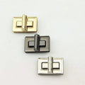 Deepeel BY014 DIY Bag Parts Hardware Decorative Accessories Square Padlock Swivel Lock Closure Twist Turn Locks