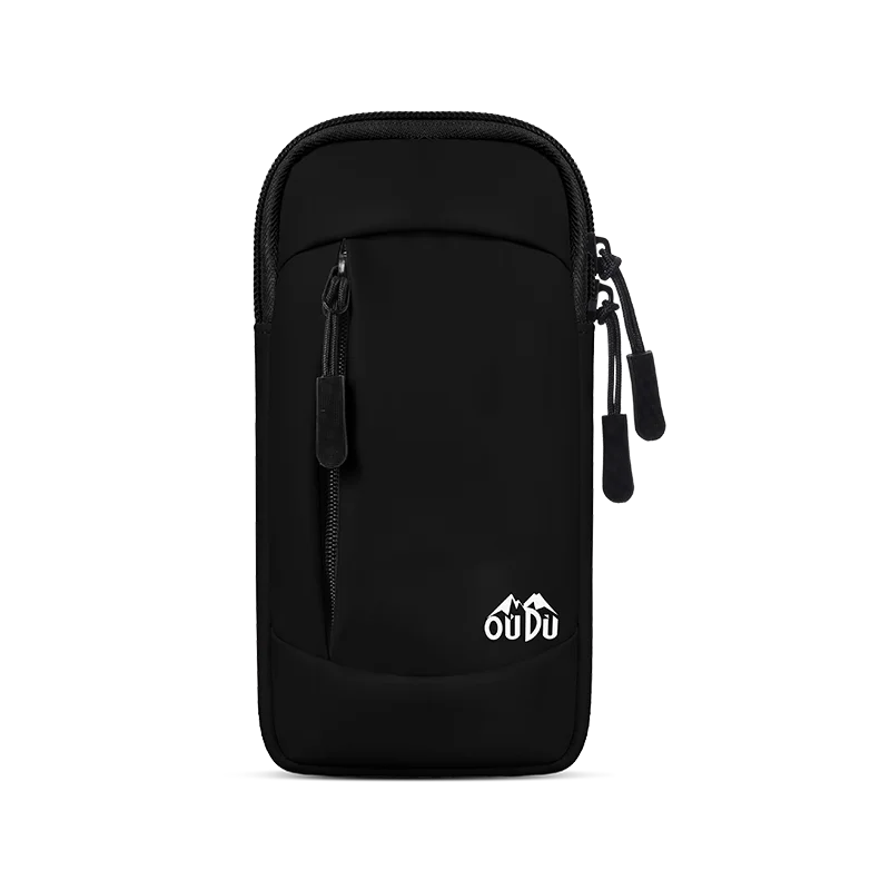 HUALIAN Running Sports Cycling Hiking Gym PU Mobile Phones Holder Armband Waterproof Arm Bag Armband for Men Women