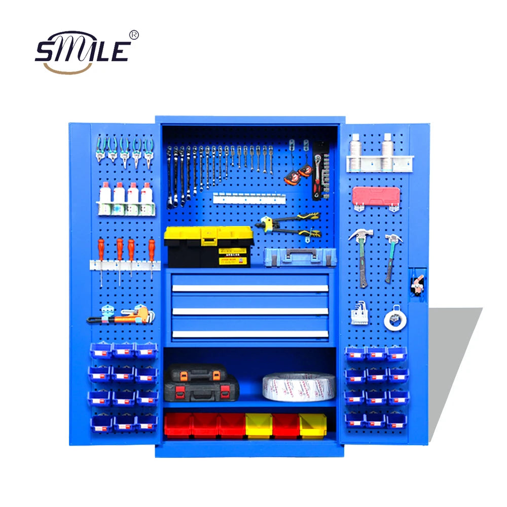 SMILE 2 Flat Door Steel Tool Cabinet Metal Office Tools Metal Storage Cabinet Popular Products Support Customization