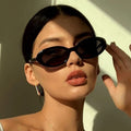 Vintage Small Sunglasses Oval Glasses Women Fashion Glasses Sun Glasses Female Elegant Shades Female Shades