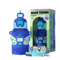 450ml Large Capacity Kid Leak Proof Cartoon Drinking Water Cup Belly Shape Children Vacuum Cup