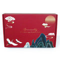 Custom Logo Red Corrugated Cardboard Packaging Boxes Matt Lamination Embossing for Clothing Socks Fur Mailings (Recyclable)