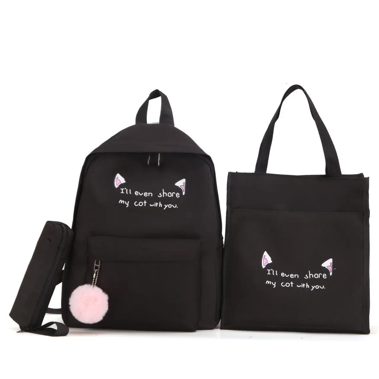 2026 New Style School Backpack Set 5 Pcs Bag for Girls Purses and Handbags in China