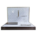 Factory OEM Custom High Quality Acrylic Cosmetic Display Stand With Logo Silk Printing Acrylic L Shape Cosmetic Display Stand