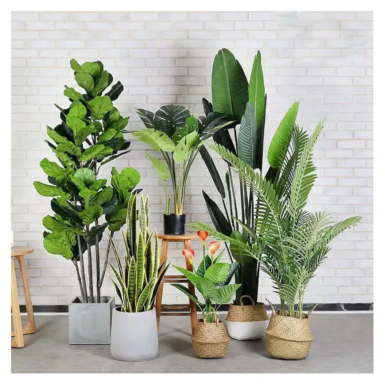 High Assurance Factor Paradise Palm Indoor Outdoor Home Ornamental KWAI Artificial Tree Small to Large Fake Potted Plant Sale
