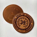YH-L-0012 Custom Logo PU Leather Labels and Iron on or Sew on Patches for Garment Branding with Durable Faux Leather Material