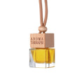 Luxury Customizable Size Empty Cosmetic Air Freshener Bottle Frosted Glass Square Matte Screw Cap Hanging Engraving
