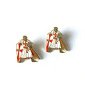 Enamel Pin Supplier Knights Templar Die Struck Hard Enamel Lapel Pin Badge Wholesale