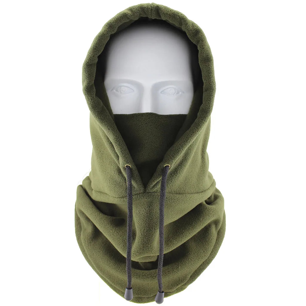 Cycling Cap Ski Winter Windproof Cap Outdoor Sports Bib Cold Padded Hood Mask Plush Warm Hat Face Mask