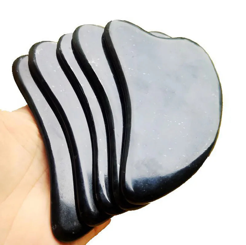 HZ Wholesale Guasha Stone Set for Face and Body Nephrite Gua Sha Board