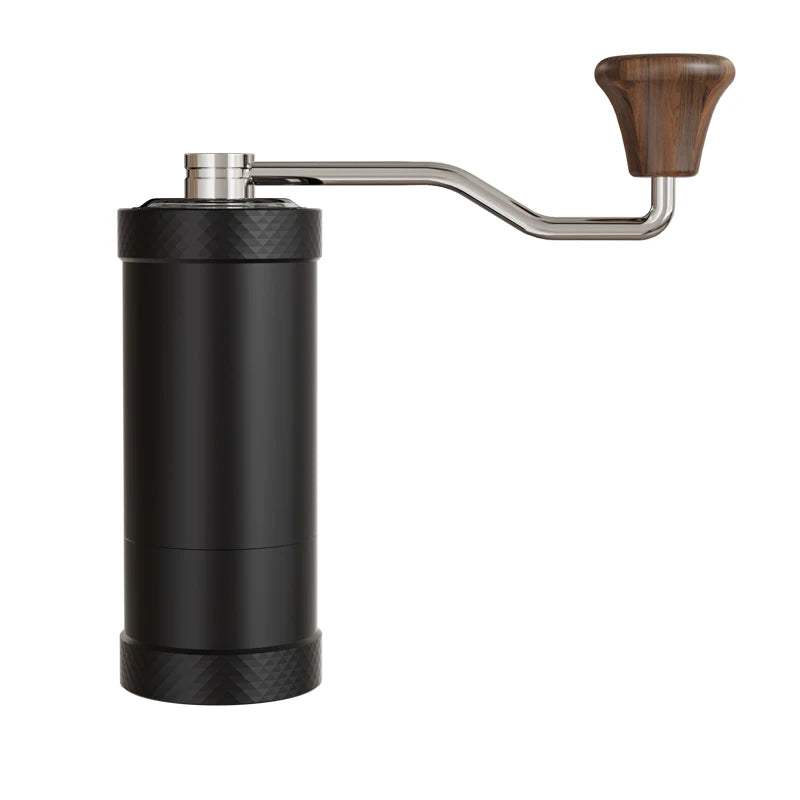Portable Stainless Steel 5 6 7 Axis Conical Burr Flat Burr OEM Manual Coffee Grinder with Aluminum Alloy Body