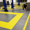 Industrial Heavy Duty PVC Vinyl Garage Floor Tiles Interlocking Snap Together Flooring for Workshop Gym Home Use
