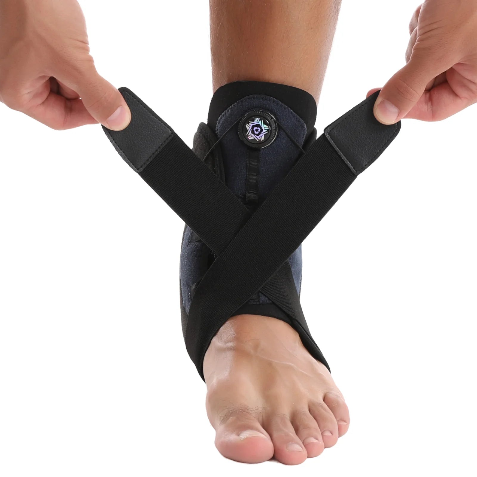 Compression Elastic Breathable Ankle Support Injury Recovery Sports Socks with Guard Brace and Bandage Sports Ankle Protection