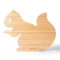 Bamboo Squirrel Shape Serving Board Kitchen Chopping Board Decorative Cheese Charcuterie Zoo Shape Cutting Board 1.5cm Thick