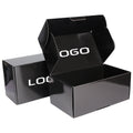Luxury Corrugated Shipping Box Custom Black Gift Paper Packaging Boxes with logo Cardboard Mailer Box Packaging for Packing