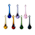 53mm Colored Crystal Rain Drop Baroque Chandelier Prism Pendant for Hanging Curtain Hair Crown Accessories 7180