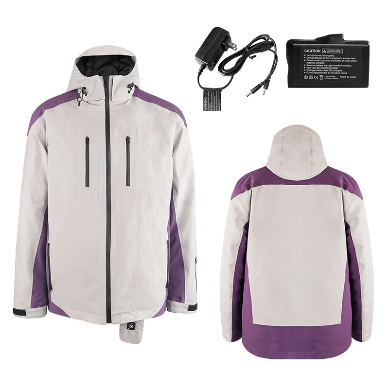 Factory Custom Design Usb Mens Heated Clothes USB Support Heated Jacket Jacket Battery Heated Jacket With Battery Pack
