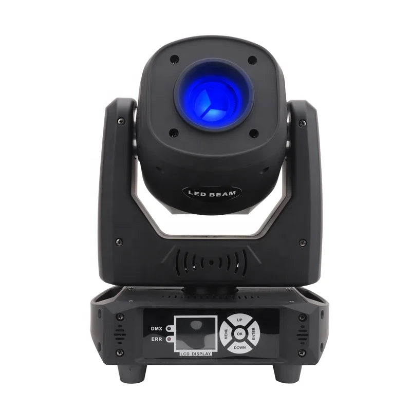 100W LED DMX Mini Gobo Projector Beam Spot Moving Head Stage Lights with Moving Beam