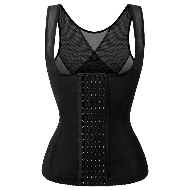 Weight Loss Slim Vest Woman Tummy Slimming Sheath Body Shaper Steel Boned Shapewear Corset