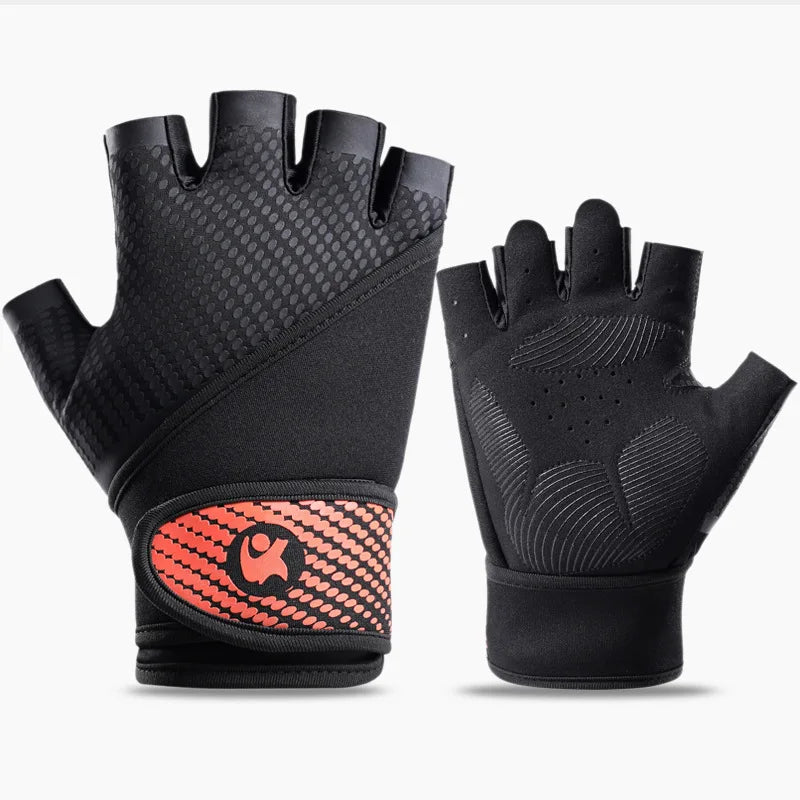 Lightweight Half Finger Biker Cycling Gloves Gym Bike Riding Gloves