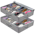 Collapsible Non-Woven PVC Clear Visible Transparent Window Large Capacity Shoe Storage Box