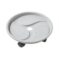 Saucer 4 Universal Wheels Plant Dolly Flower Pot Trolley Planter Pot Holder Mover Home Outdoor Garden Plastic Planter Trolley