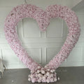 Hot Sale Valentine's Day Decoration Heart Shape Arch Customized  Hydrangea Rose Flowers Heart Backdrop for Wedding Party Decor