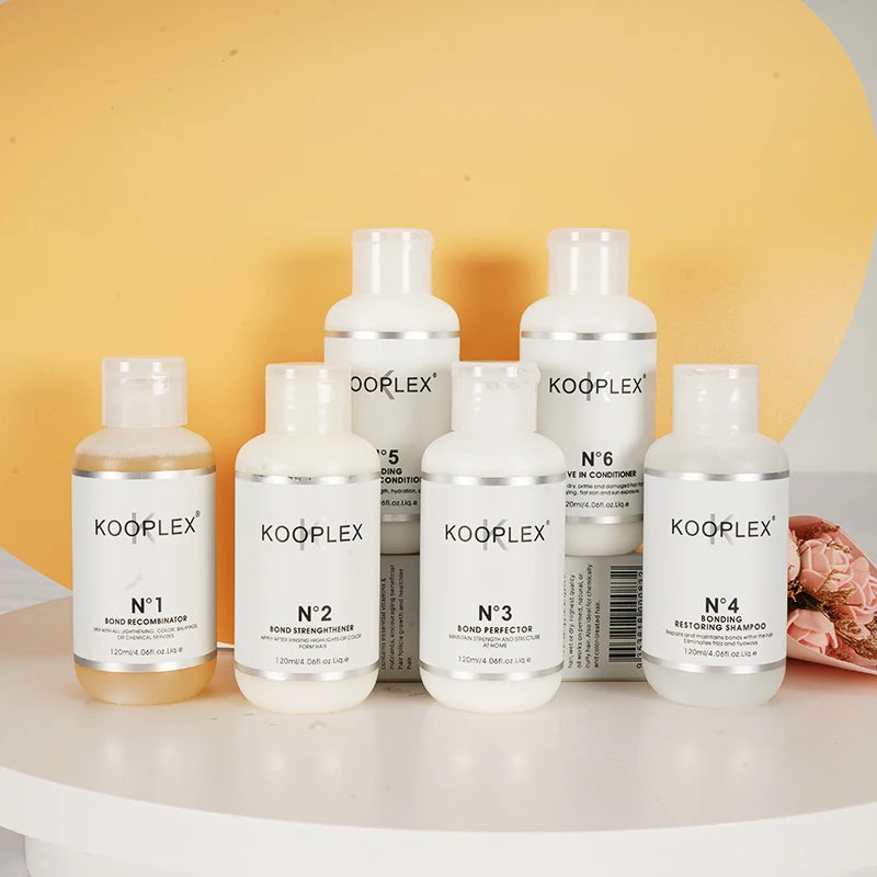 Kooplex OEM Hair Treatment NO 1 2 3 Hair Repair Bond Set Rebuild Broken Hair Coloring and Bleaching Hair Care Salon Product