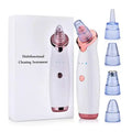 Rechargeable Blackhead Remover Vacuum 3 Suction Levels & 5 Functional Heads Pore Cleaner