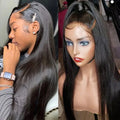 360 Lace Front Wigs Human Hair Pre Plucked Straight Lace Front Brazilian Glueless Natural HD Full Lace Human Hair Wig