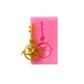 Hengya Silicone Chocolate Mould With the Magic Key Shape. Silicone Sugar Lace Mould 3D Fondant Mermaid Tail Silicone Mold