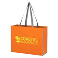 Zhejiang Wholesale Reusable Non-Woven Reflective EDGE Shipping Tote Bag Letter Handled Non-Woven Shopping Bag China