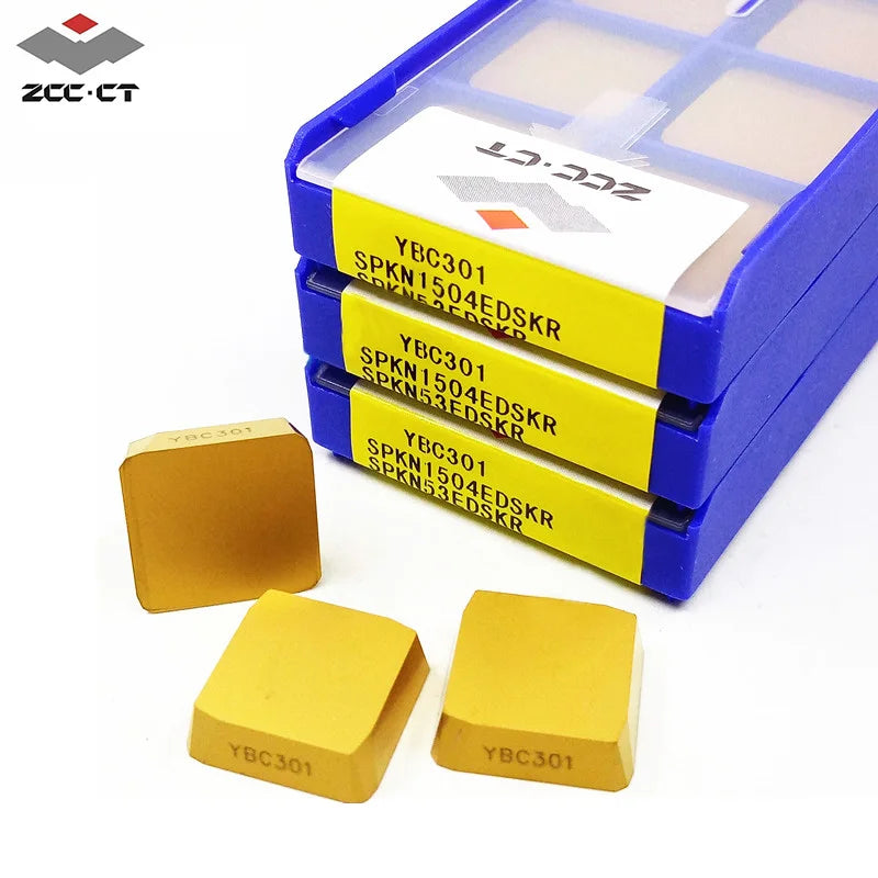 ZCC.CT SPKN1504EDSKR SPKN1504EDSKL YBC301 Milling Insert CNC Turning Tool Cemented Carbide Insert Face Milling Cutter Inserts