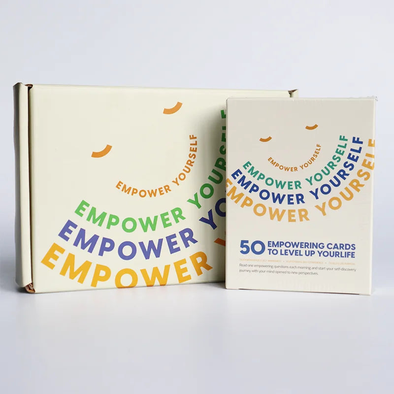 Custom Printed Inspirational Positive Mindfulness Affirmation Cards Mental Health Motivational Paper Prints