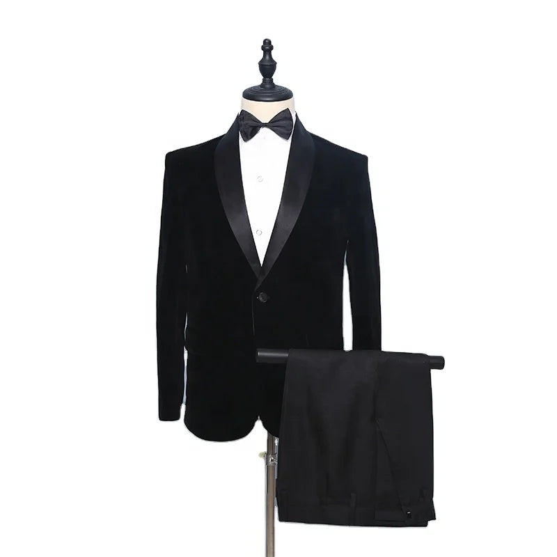 Men's New Personality Trend Fashion Host Clothing MC Dress Performance Suit Adult Performance Suit